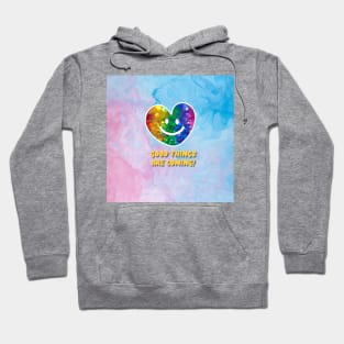 A smiling heart, GOOD THINGS ARE COMING Hoodie